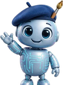 Artie, AI Advantage Growth's AI automation guide, waving